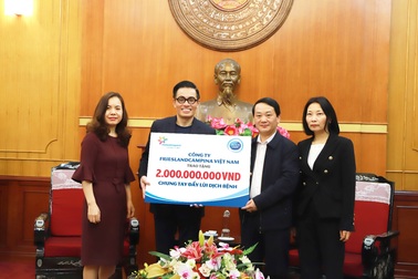 FrieslandCampina Việt Nam - Nhãn hàng Cô gái Hà Lan đóng góp chống Covid-19