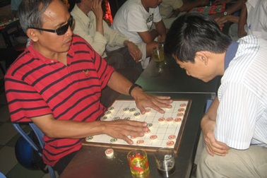 Kỳ thủ mù với cách chơi “cờ tưởng” độc đáo