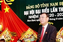 Ông Đoàn Hồng Phong tái cử Bí thư Tỉnh uỷ Nam Định