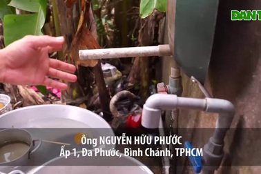 TPHCM: Nước máy quá bẩn, chỉ dùng để... tưới cây