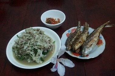 Lên Tây Bắc ăn nộm hoa ban với người Thái