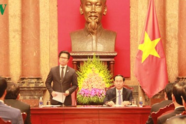 Chủ tịch nước gặp mặt đại biểu doanh nhân tiêu biểu làm theo lời Bác
