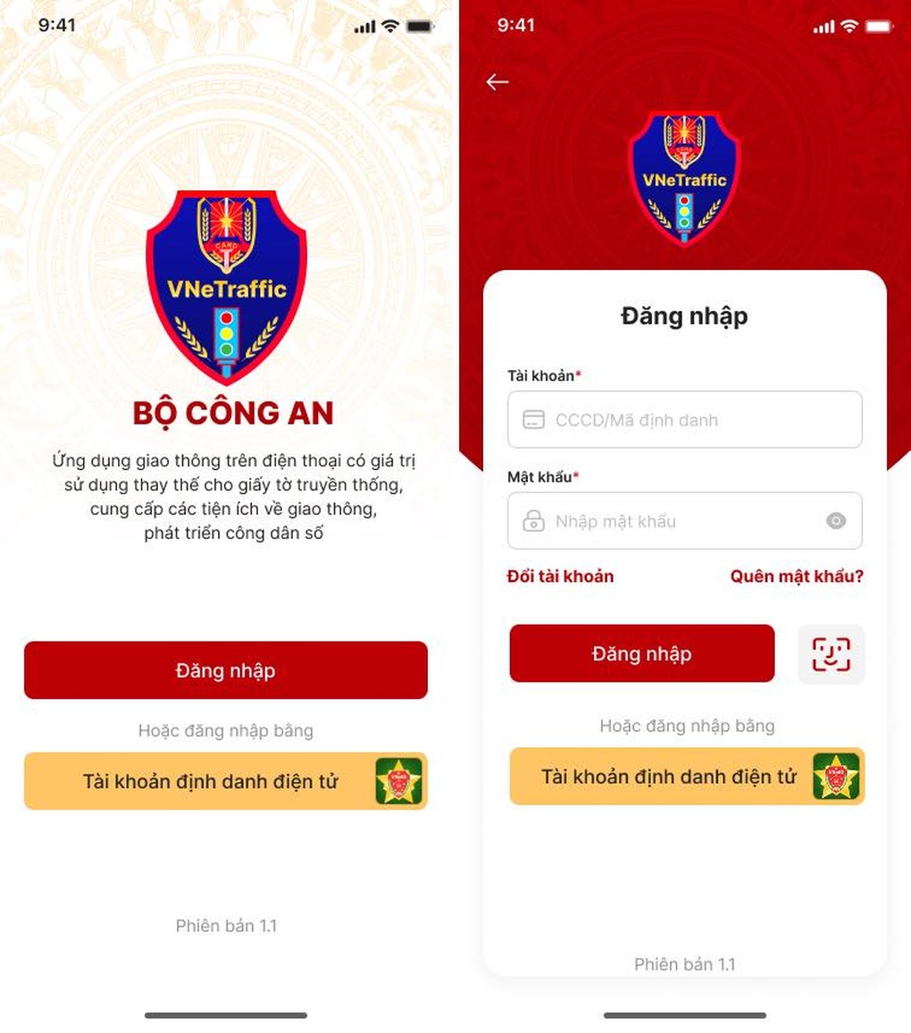 CSGT hướng dẫn liên kết tài khoản VNeTraffic với VNeID - 1 CSGT hướng dẫn liên kết tài khoản VNeTraffic với VNeID - 1
