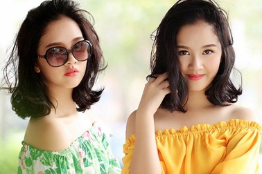 Hoa khôi Hà thành hờ hững vai trần trên phố Hà Nội