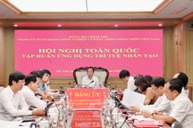 Đảng bộ Agribank tham gia Hội nghị toàn quốc tập huấn ứng dụng trí tuệ nhân tạo