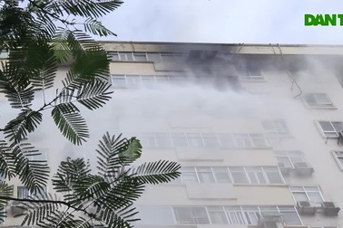 Hỏa hoạn tại chung cư tái định cư ở Hà Nội