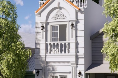 Nhà 1 trệt 1 lầu phong cách cổ điển đẹp sang trọng