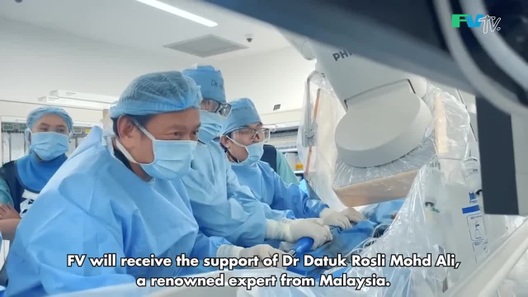 FV triển khai kỹ thuật TAVI điều trị hẹp van động mạch chủ không cần mổ hở