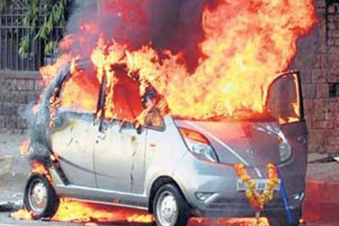 Tata Nano thêm trang bị an toàn do nguy cơ cháy