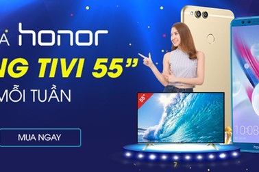 Tặng TV 55 inch khi mua điện thoại Honor: Chiêu khuyến mãi gây sốc