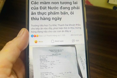 Hà Nội: Bếp ăn trường tiểu học bị tố nhập thịt ôi, trứng hỏng