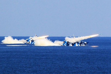 Hạm đội Bắc Hải Trung Quốc “khoe” sức vóc trên Hoàng Hải