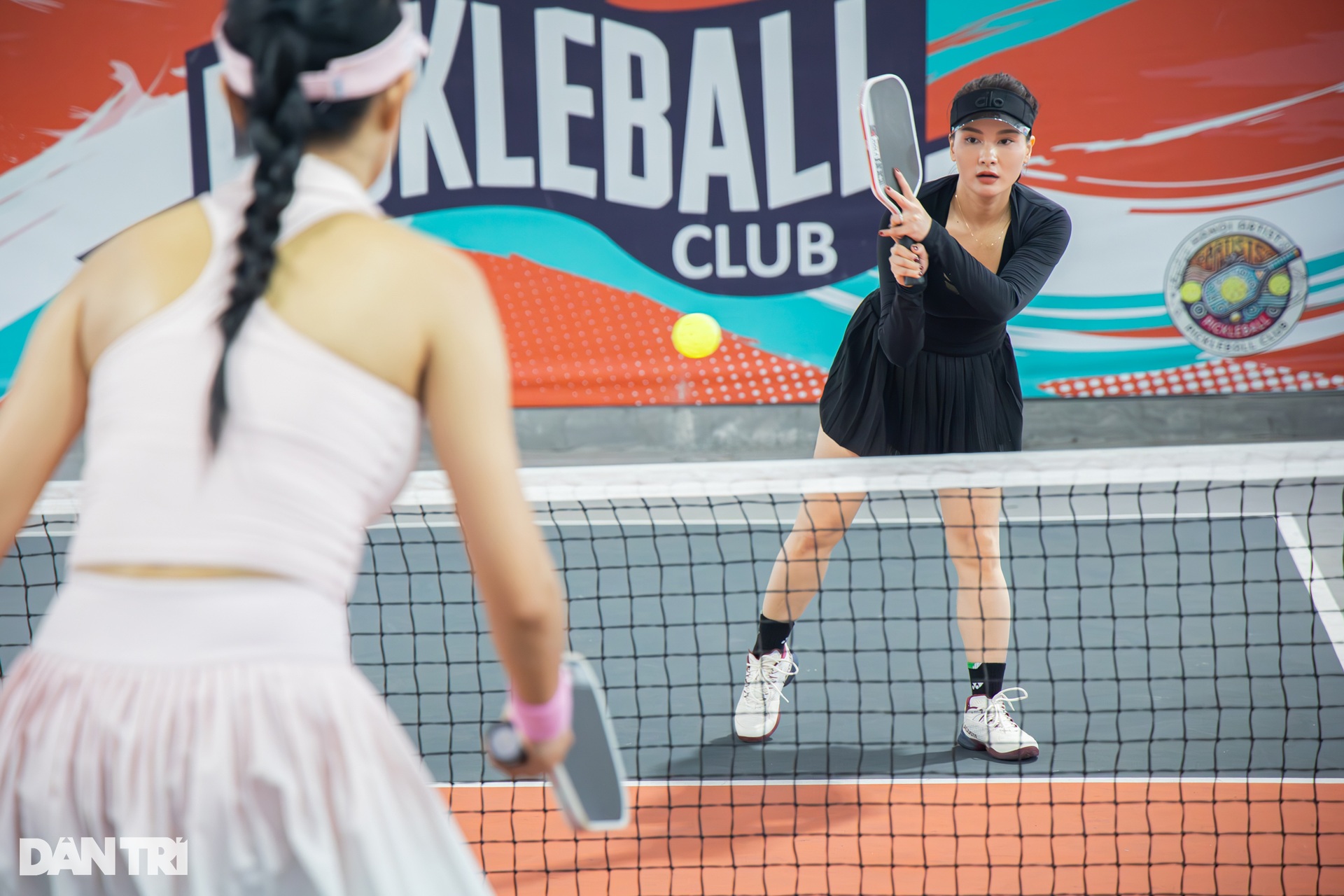 Bảo Thanh nổi bật trên sân, nói lý do dự giải pickleball của Báo Dân trí - 4