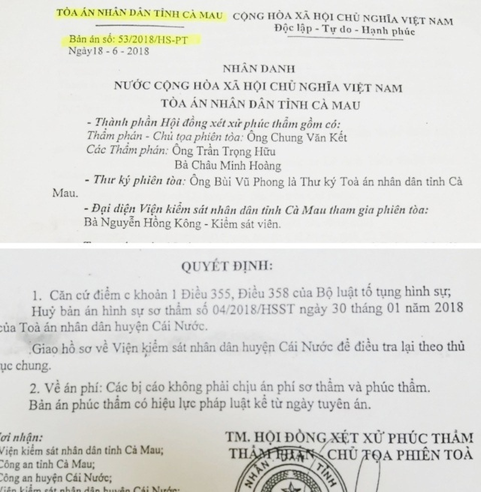 Cà Mau: Nguyên kế toán Ủy ban thị trấn vẫn kêu oan trong phiên tòa thứ 12 - 6 Cà Mau: Nguyên kế toán Ủy ban thị trấn vẫn kêu oan trong phiên tòa thứ 12 - 6