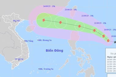 Biển Đông sắp chịu ảnh hưởng của bão Ragasa, có gió giật trên cấp 17