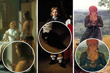 Liên tục tìm thấy iPhone và giày Nike trong tranh cổ hàng trăm năm tuổi