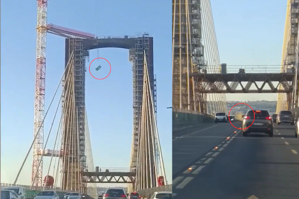 Buồng vệ sinh rơi xuống cao tốc, nhiều người thoát chết trong gang tấc - 1