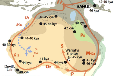Những thổ dân đầu tiên đặt chân đến nước Úc từ khi nào?