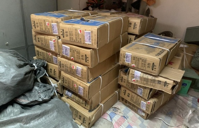 Tang vật được thu giữ không rõ nguồn gốc.