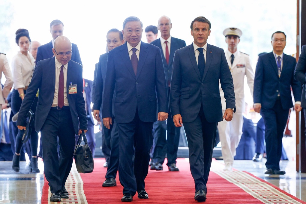 Tổng Bí thư Tô Lâm tiếp Tổng thống Pháp Emmanuel Macron - 3 Tổng Bí thư Tô Lâm tiếp Tổng thống Pháp Emmanuel Macron - 3