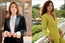 Gu thời trang công sở "đã mắt" của Hồng Diễm, Thu Quỳnh