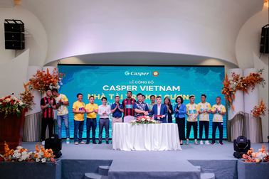 Casper Việt Nam là nhà tài trợ kim cương đầu tiên của Câu lạc bộ Đông Á Thanh Hóa