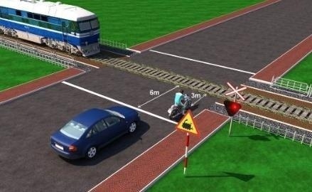 Xe nào dừng đúng theo quy tắc giao thông?