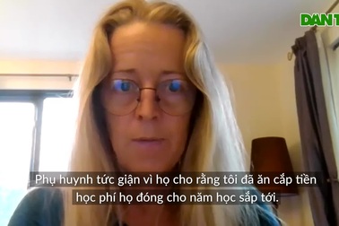 Bà Catherine nói về cáo buộc "ăn cắp" tiền học phí của phụ huynh