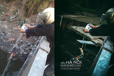 Bộ ảnh đáng suy ngẫm về Hà Nội “khác đi một chút”