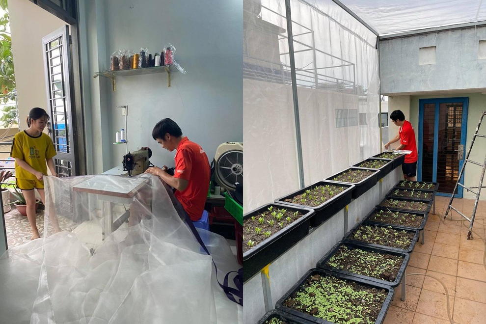 Giữa mùa dịch Covid-19, giám đốc trồng rau, nuôi cá trên nóc nhà ở TPHCM - 3 Giữa mùa dịch Covid-19, giám đốc trồng rau, nuôi cá trên nóc nhà ở TPHCM - 3
