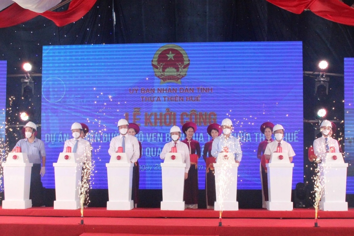 Khởi công cầu vượt biển nghìn tỷ tại TP Huế - 1 Khởi công cầu vượt biển nghìn tỷ tại TP Huế - 1