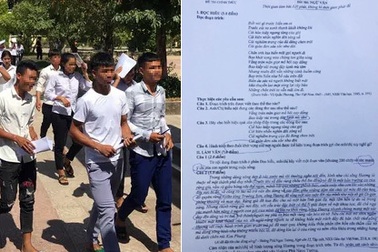 Vụ “lọt đề” ở Phú Thọ: Nam sinh chụp ảnh, chuyển ra ngoài nhờ bạn giải hộ