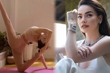 Sao Việt gợi cảm với yoga: Hồ Ngọc Hà mặc bikini, Sĩ Thanh tạo dáng khó