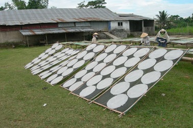 Chùm ảnh: Về làng bánh tráng Đại Lộc