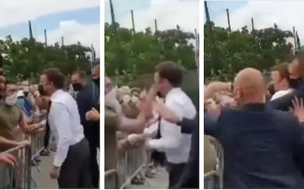 Pháp bắt kẻ bất ngờ tấn công Tổng thống Macron - 1 Pháp bắt kẻ bất ngờ tấn công Tổng thống Macron - 1