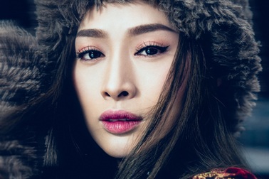 Siêu mẫu Quỳnh Thy khoe dáng ở Mộc Châu