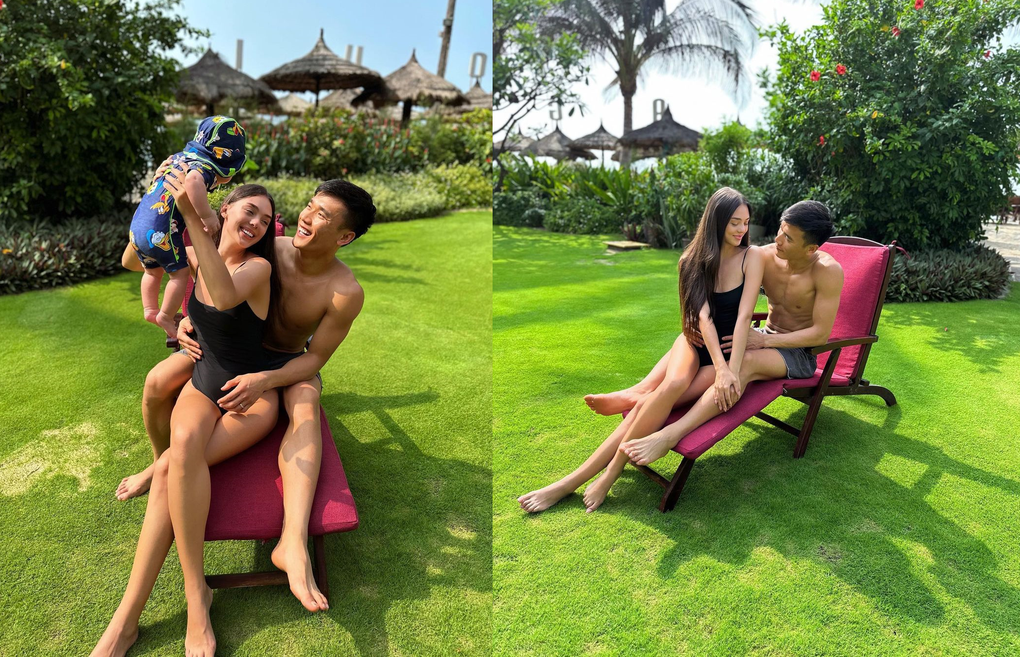 Vợ, bạn gái cầu thủ Việt đọ dáng nóng bỏng với bikini - 1 Vợ, bạn gái cầu thủ Việt đọ dáng nóng bỏng với bikini - 1