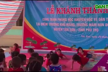 Khánh thành phòng học Khu Măng (Phú Thọ)
