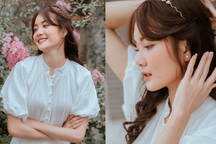Nữ sinh ĐH Văn Lang sở hữu nét đẹp dịu dàng, thanh khiết say đắm lòng người