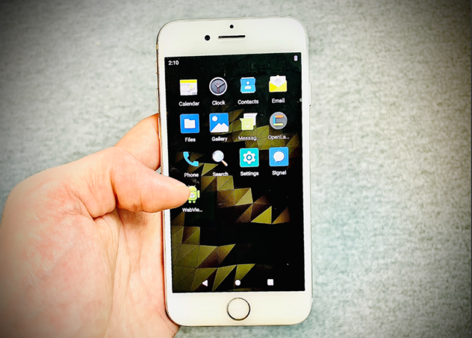 Đã có thể cài đặt và chạy Android 10 trên... iPhone - 1 Đã có thể cài đặt và chạy Android 10 trên... iPhone - 1