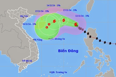 Bão Toraji mạnh cấp 10, giật cấp 12 trên Biển Đông