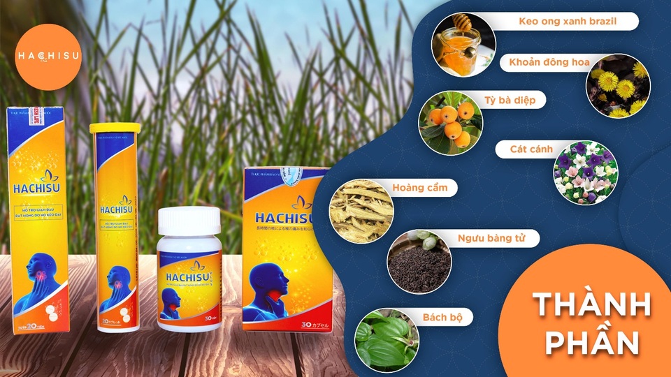 Viên sủi hachisu - giải pháp cho những người mắc bệnh đường họng - 3 Viên sủi hachisu - giải pháp cho những người mắc bệnh đường họng - 3