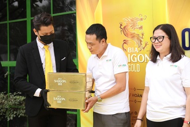Bia Saigon Gold tung ưu đãi tri ân các đối tác doanh nghiệp