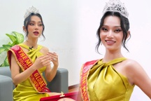 Á hậu Hoàn cầu 2022 Lâm Thu Hồng: Xác định lo cho em trai tự kỷ cả đời