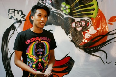 Rực rỡ sắc màu graffiti