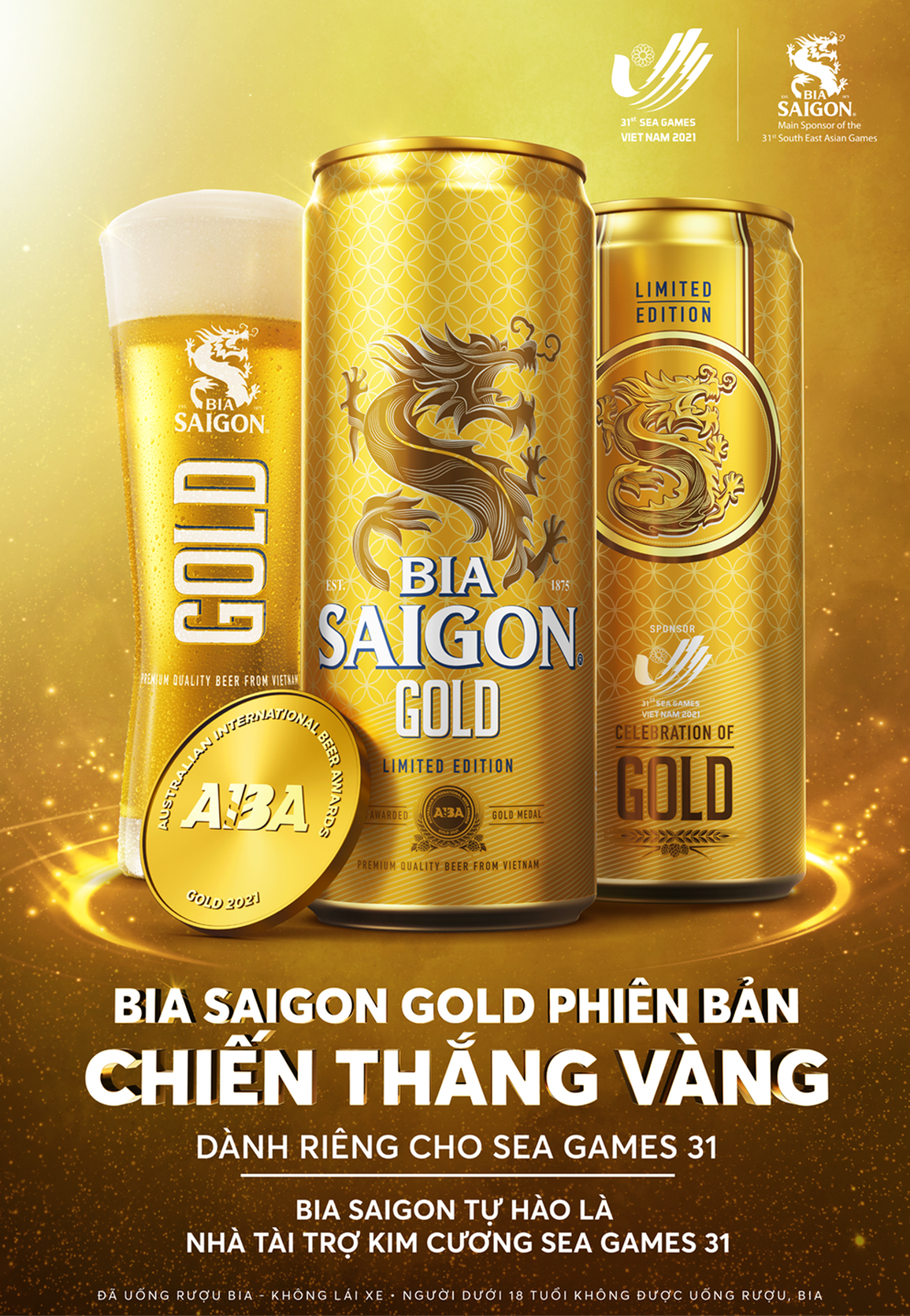 Bia Saigon Gold đồng hành cùng SEA Games 31 - 2 Bia Saigon Gold đồng hành cùng SEA Games 31 - 2