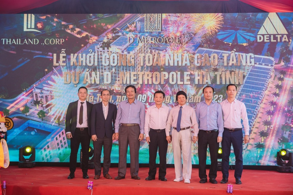 Khởi công tòa nhà cao tầng dự án D Metropole Hà Tĩnh - 3 Khởi công tòa nhà cao tầng dự án D Metropole Hà Tĩnh - 3