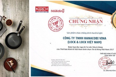 Lock&Lock tiếp tục được vinh danh Top 10 sản phẩm, dịch vụ tin và dùng năm 2017