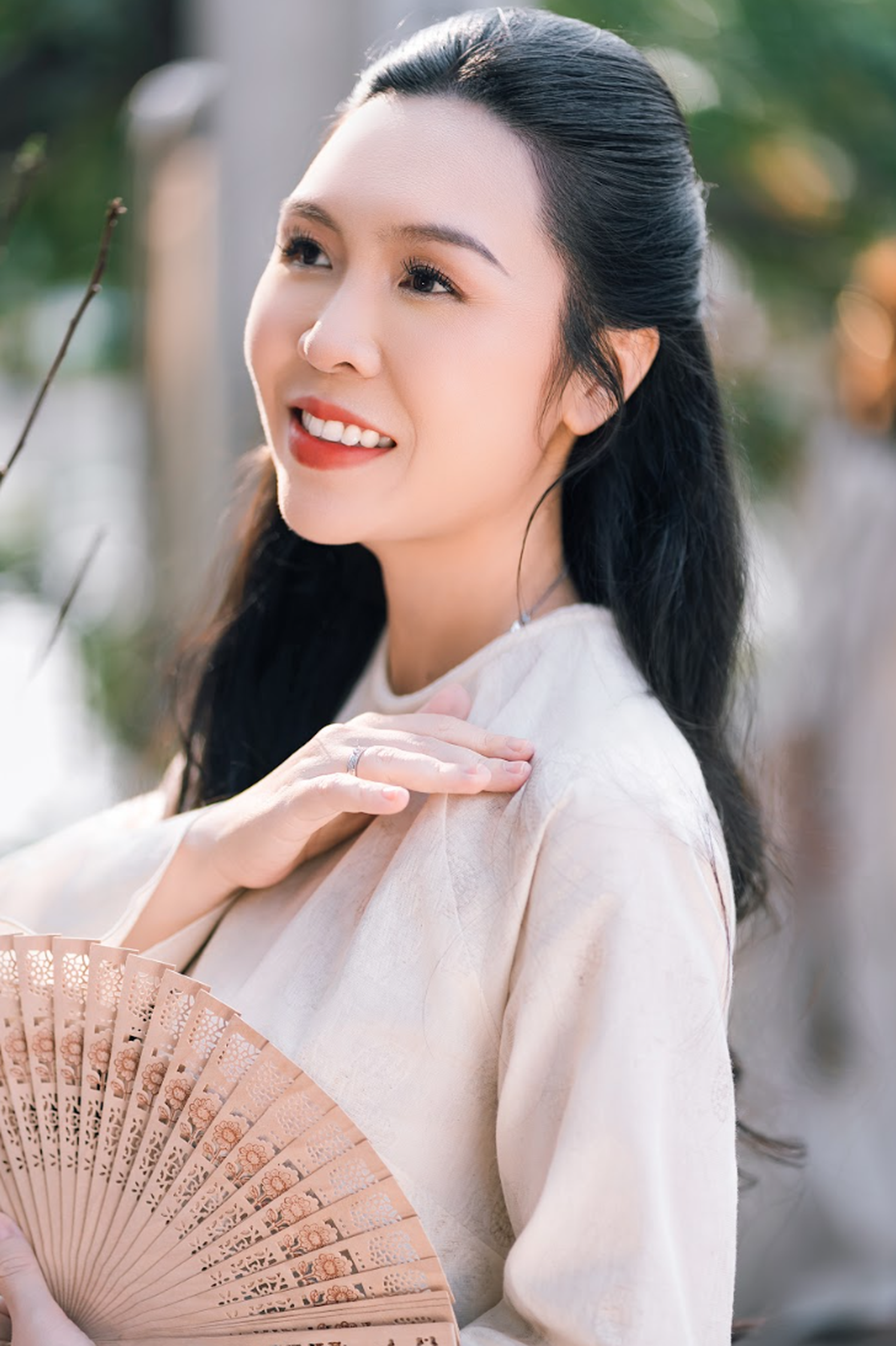 MC Hạnh Phúc khoe ảnh gia đình nhỏ du xuân - 5 MC Hạnh Phúc khoe ảnh gia đình nhỏ du xuân - 5
