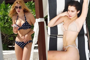 4 hot girl 9X Hollywood cực nóng bỏng với bikini